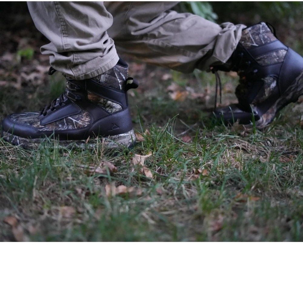 NEW! Ozark Trail Mossy Oak Men's Camo Hunting Boots Size 13 - Picture 5 of 16